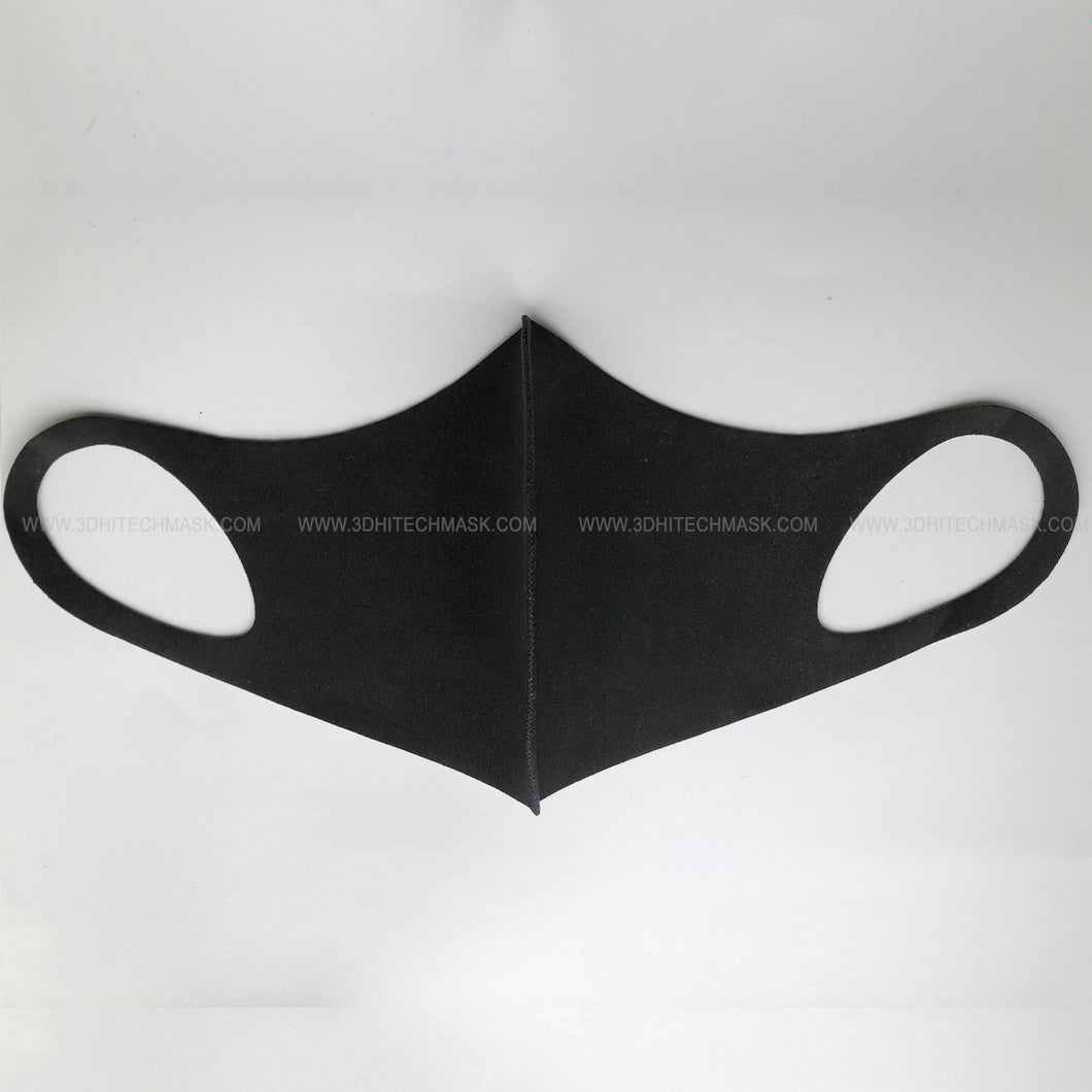 3D Hi-Tech Mask -Black Adult Size (10 Pack)