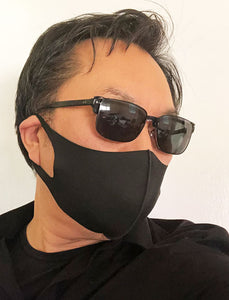 3D Hi-Tech Mask -Black Adult Size (10 Pack)
